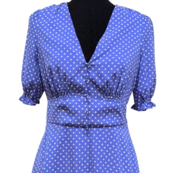 💙 Kate Spade New York Polka Dot Dress – Size 4 - Picture 3 of 6